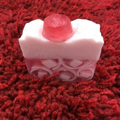 Handmade Natural Soap Lovespell With Cherry..